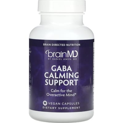 BrainMD, Calming Gaba, 90 Capsules Végétales