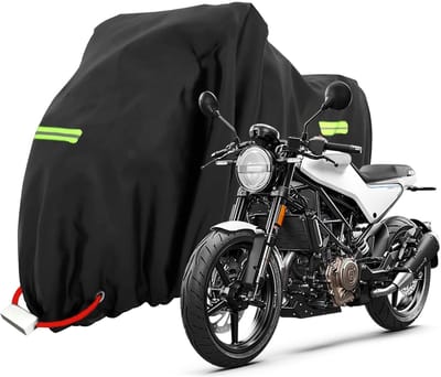 Allecto Motorfiets afdekzeil - Waterdicht - Beschermhoes - 245 x 105 x 125 cm - Winterbestendig - Geschikt voor Harley-Davidson, Kawasaki, S...