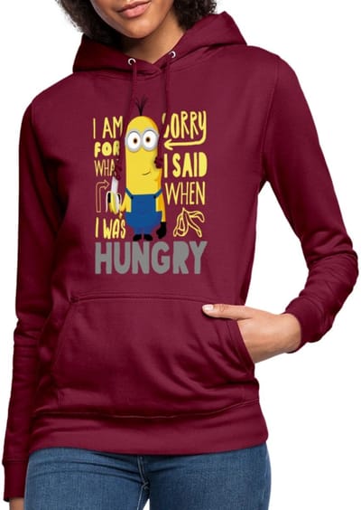 Minions Kevin Honger Banaan Hoodie Dames