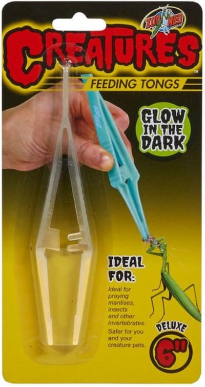 Zoo Med Creatures Voertang Voor Reptielen - Voederpincet - Glow in the Dark - 15,24cm