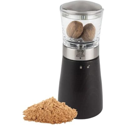 (6 stuks) PEUGEOT MADRAS - Nootmuskaatmolen - Hout - Chocolade - Hoogte: 150mm