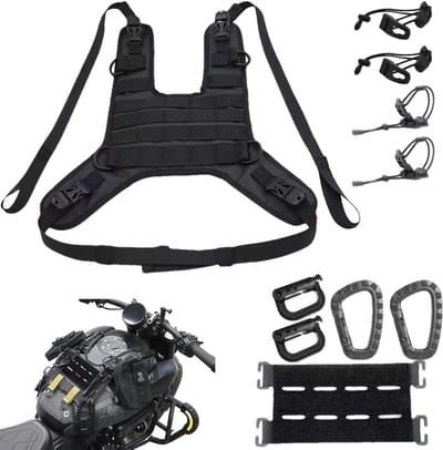 Motorfiets tanktas, hoes, zadeltas, opbergtas voor op het zadel, zadelorganizer, olietankhouder, reiskoffer van PU-leer, rijhouder（1）