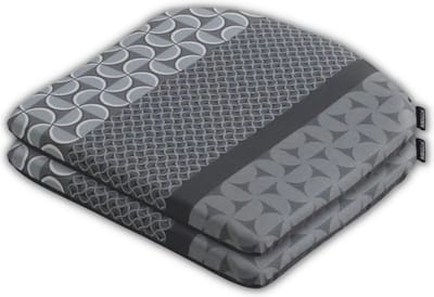 Madison - Zitkussen - Universeel - 2 stk. - 46x48 cm - Pasa Grey - Stapelstoel - Grijs
