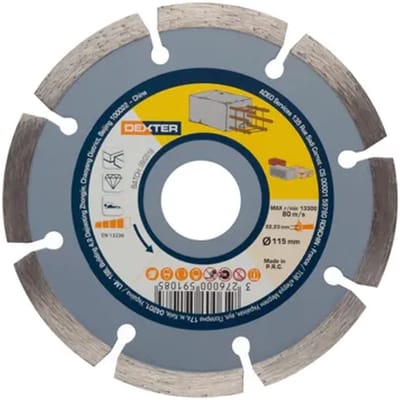 Dexter Diamantschijf - Beton, Baksteen En Cement - 115x22,2mm