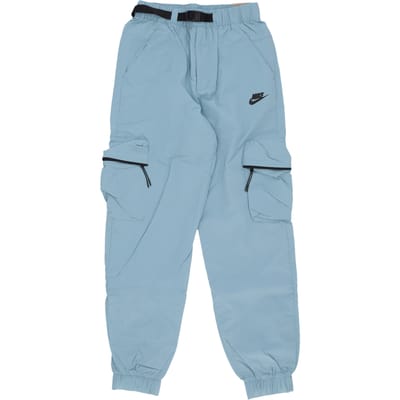 Mannenbroek Tech Woven Cargo Denim Turq/zwart