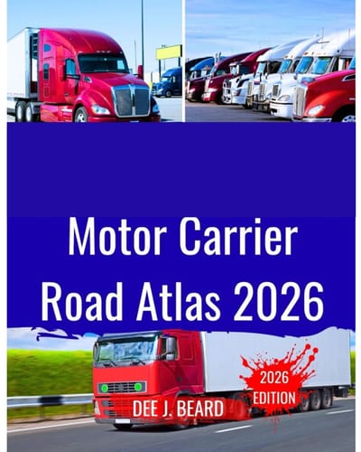 Famanu – Wegenatlas, Motor Carrier Road Atlas 2026, uitgebreide gids voor snelwegen, routes, rustplaatsen, kaartmateriaal, navigatiehulp
