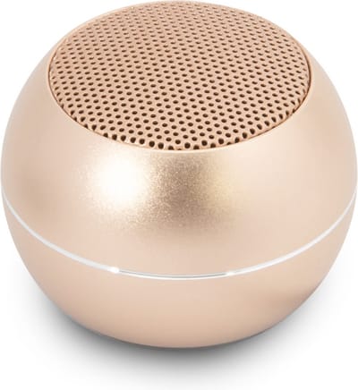 Guess Mini Bluetooth Speaker - 3W vermogen & 4 uur speeltijd - Goud