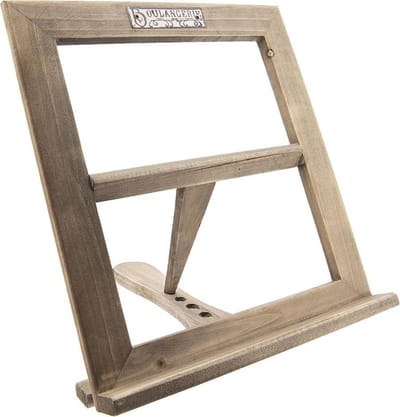 Clayre & Eef Kookboekstandaard 28x25x27 cm Bruin Hout Rechthoek Boekenhouder