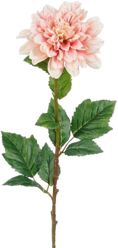 Mica Decorations Kunstbloem Dahlia Floristic - H75 cm - roze - kunststof - stelen kunstbloemen - boeket - bloemetjes