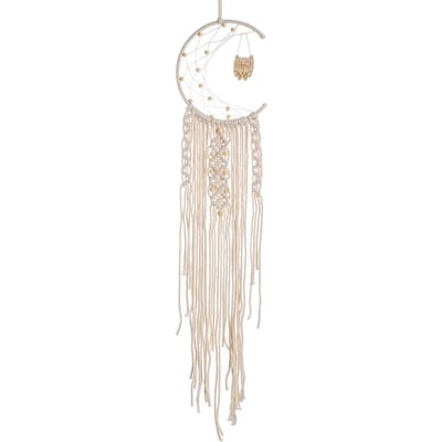 Bohemian Katoenen Touw Geweven Kantwerk Dromenvanger Huis Ornament Bruiloftsdecoratie Vriendinnencadeau Windgongen Uil Dromenvangers