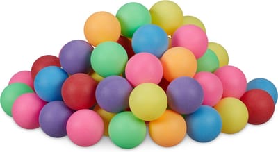 beer pong balletjes - set van 100 - tafeltennisballetjes - Ø 40 mm - gekleurd