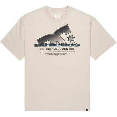 Dc Shoes Slathletic T-shirt Met Korte Mouwen Beige XL Man