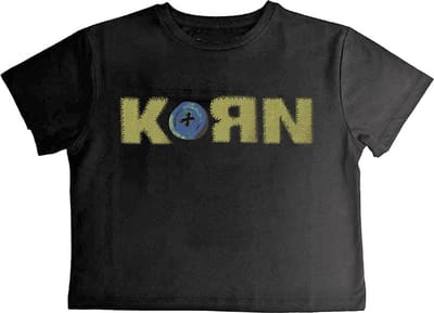 Korn - Doll Issues Crop top - M - Zwart