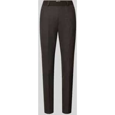Slim fit broek van materiaalmix met viscose
