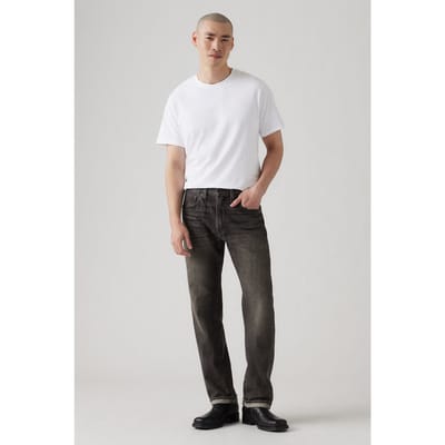 Levi's 505 Regular Basalt Rock Selvedge Maat: W32L32 | Jeans Outlet | Heren | Grijs