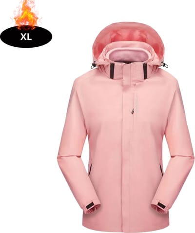 Livano Windjas Dames - Parka - Lente & Herfst - Jas - Volwassen - Windjack - Windbreaker - Outdoor - Roze - XL