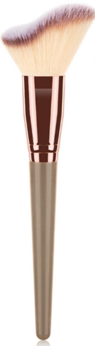 Contour kwast | bruin rose gold