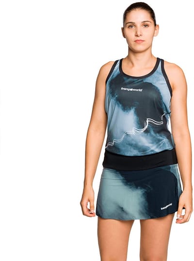 Trangoworld Gaube Mouwloos T-shirt Blauw M Vrouw