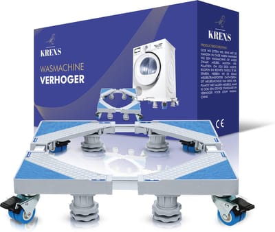 Krexs Wasmachine Verhoger - Meubelroller – Meubeltransporter - Meubelverplaatser – Met 4 wielen