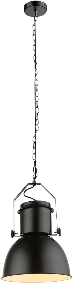 Globo - hanglamp - Kutum - zwart - metaal - Ø 27cm - E27 - 15283