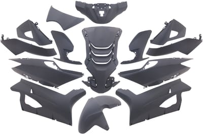 Plaatset Peugeot Speedfight 4 14 delig mat zwart