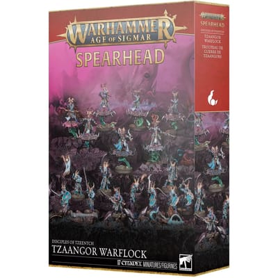 Beeldjes Games Workshop Warhammer AoS - Spearhead Disciples of Tzeentch : Troupeau de Guerre de Tzaangor