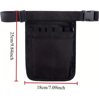 Nieuwe Praktische Heuptas Verpleegster Opbergtas Kapper Technicus Opberg Heuptas Verzorging Heuptas 25x18 black