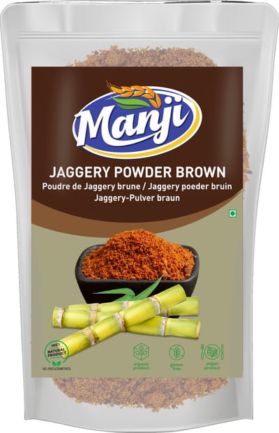 Manji - Jaggery Poeder Bruin - 500 g x 3