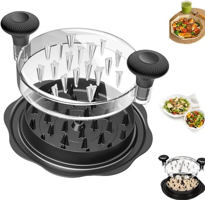 Chicken shredder - manual meat grinder - Chicken Shredder Tool Twist Large voor in de keuken - vleesmolen zichtbare kipfiletversnipperaar met - Geschikt voor het bereiden van dierenvoer saladedressings en het snijden van groenten