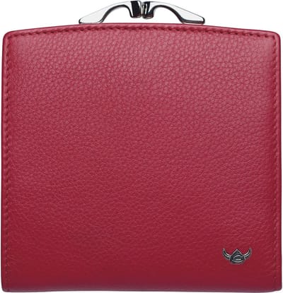 Golden Head Leren portemonnee Madrid RFID Protect Bügelbörse 2049 Rot rood