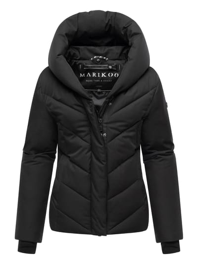 Marikoo dames gewatteerde winterjas Nadiraa met 2-in-1 design & capuchon