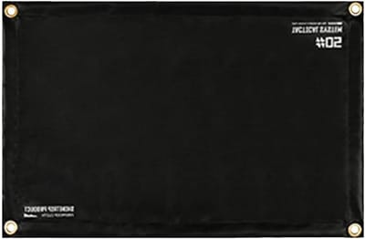 Haardmat - Vuurkorf bescherming - Terras beschermen - Hittebestendig materiaal - 60 x 40 cm - Zwart