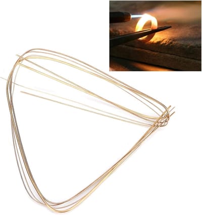 Flexibele soldeerdraad voor sieraden, 0.5mm tot 1.5mm, goud en zilver, eenvoudig te vormen en te gebruiken voor reparatie en creatie
