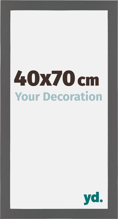 Your Decoration - Fotolijst 40x70 cm - MDF - Antraciet - Mura