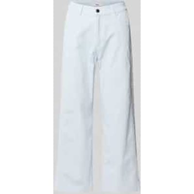 broek met rechte pijpen van katoenmix model 'MAINE S'
