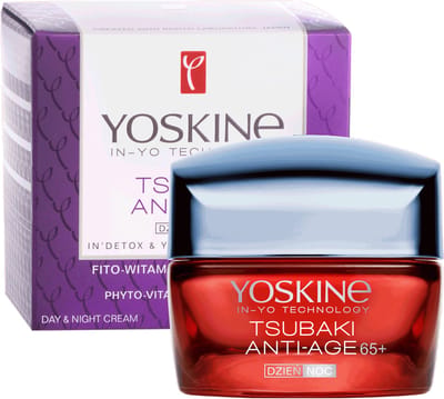 YOSKINE TSUBAKI ANTI-AGE crème 65+ dag- en nachtcrème, 50 ml