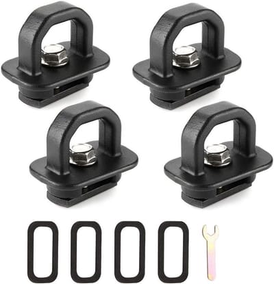 Set van 4 Universele Vastzetringen voor Laadbakken en Trailers - Aluminiumlegering