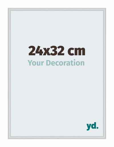 Your Decoration - Fotolijst 24x32 cm - Aluminium - Zilver Mat - Miami