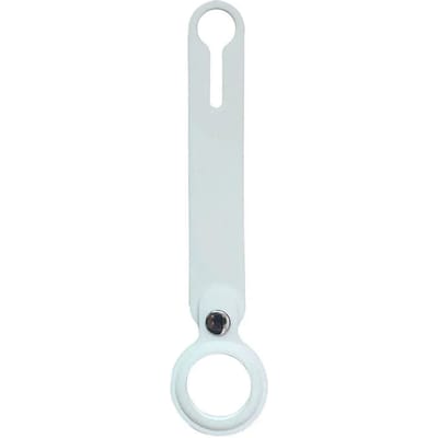 Silicone Lus Sleutelhanger - Wit - Geschikt Voor AirTag