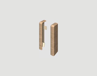 EGGER eindelement voor plinten van 6 cm KUBUS Eiken honing
