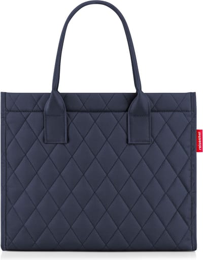 Reisenthel Daily Shopper - Schoudertas - 14L - Rhombus Midnight Gold Blauw