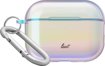 LAUT HOLO AirPods Pro 3 Case – Holo Pearl – Holografische Beschermhoes met Karabijnhaak