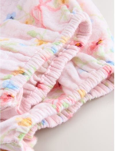 Next - Meisjes - Babyrompertje van mousseline met lange pijpen - Roze