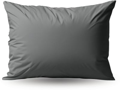 Zelesta Deluxe Uni Katoenen Kussenslopen Anthracite & Taupe - Kussenslopen 60 x 70 Set van 2 - Kussensloop