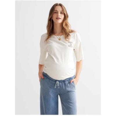 Prénatal zwangerschapsshirt Ivoor Wit XS Dames