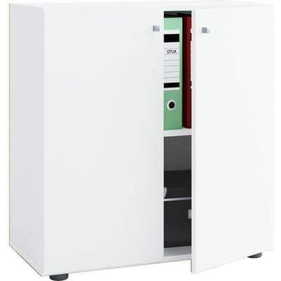 VCM Kast Lona (Openslaande deuren, wit, L)