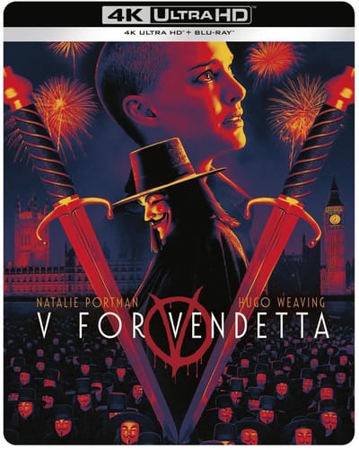 V For Vendetta (4K Ultra HD Blu-ray) (Steelbook)