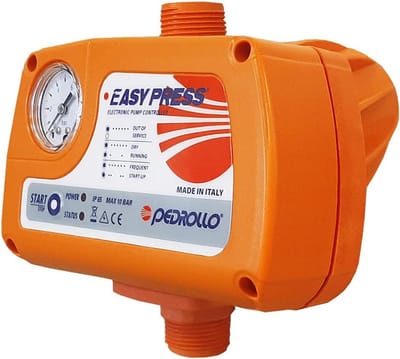 Drukverhogingspomp met Manometer voor Pompen tot 2 PK