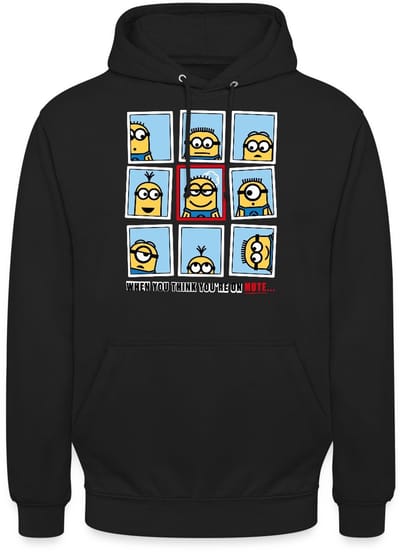 Minions Thuis Kantoor Problemen Hoodie Unisex