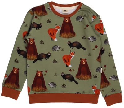 Walkiddy® Kinder Sweatshirt - Jongens & Meisjes – Autumland serie – Maat 110 – GOTS-gecertificeerd Biologisch Katoen | Comfort & Duurzaamheid voor Kinderen